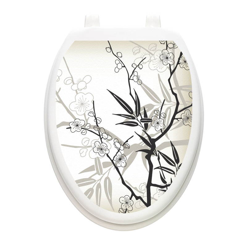 Toilet Tattoos Blossoms Toilet Seat Decal & Reviews Wayfair